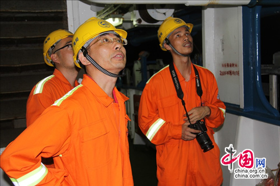 消滅安全死角——“海洋六號”安全生產大檢查活動掠影